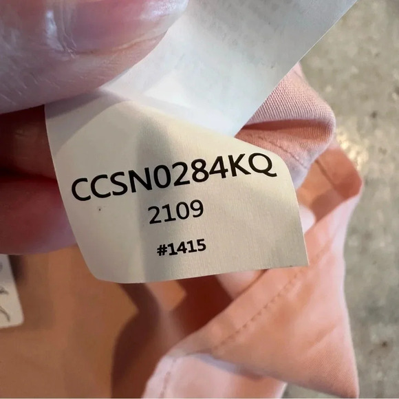 Cupshe Noelle Tie Frill Pink Smocked Chest Mini Dress Size Medium - Picture 11 of 11